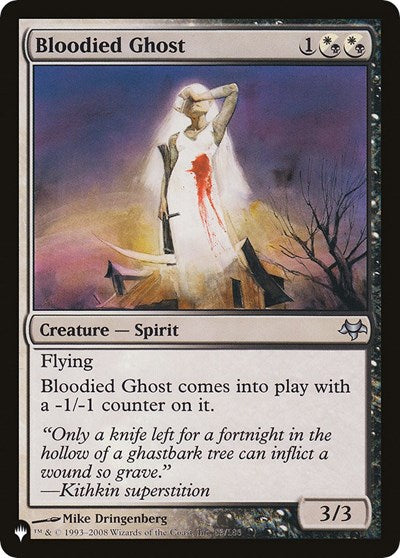 Bloodied Ghost (The List) Light Play