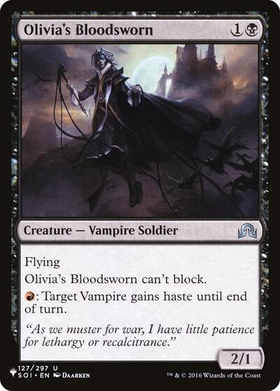 Olivia's Bloodsworn (The List) Light Play