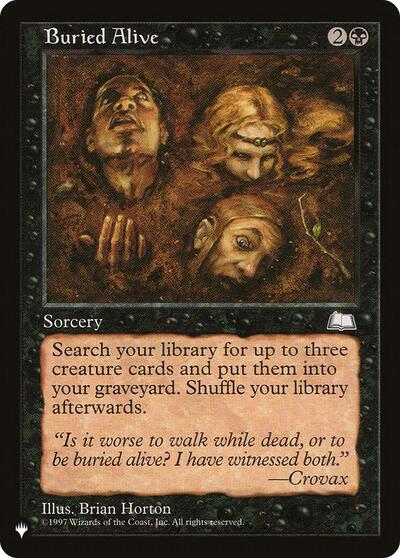 Buried Alive (The List) Light Play