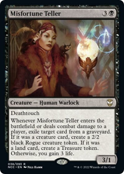 Misfortune Teller (Commander: Streets of New Capenna) Light Play