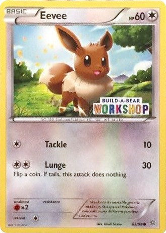 Eevee - 63/98 (Build-A-Bear Workshop Exclusive) (Miscellaneous Cards & Products) Damaged / Poor
