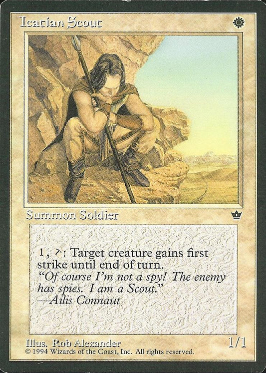 Icatian Scout (Alexander) (Fallen Empires) Light Play