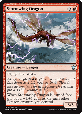 Stormwing Dragon (Dragons of Tarkir) Light Play
