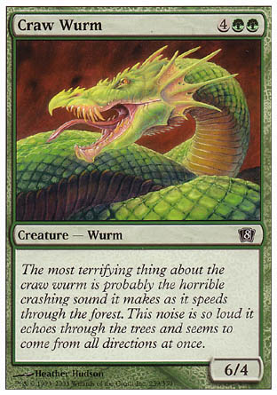 Craw Wurm (8th Edition) Light Play