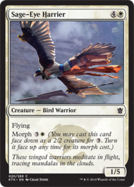 Sage-Eye Harrier (Khans of Tarkir) Light Play