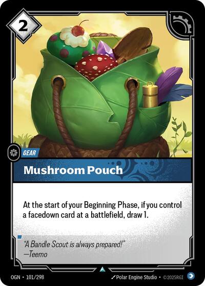 Mushroom Pouch (Origins) Light Play