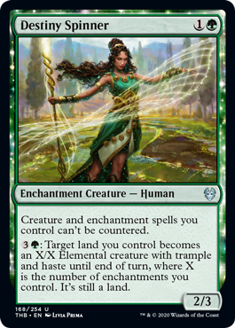 Destiny Spinner (Theros Beyond Death) Light Play Foil