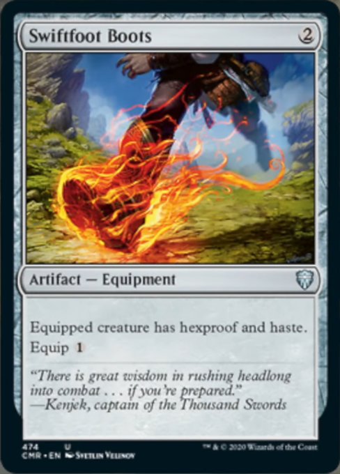 Swiftfoot Boots (Commander 2020 Commander Legends) Light Play