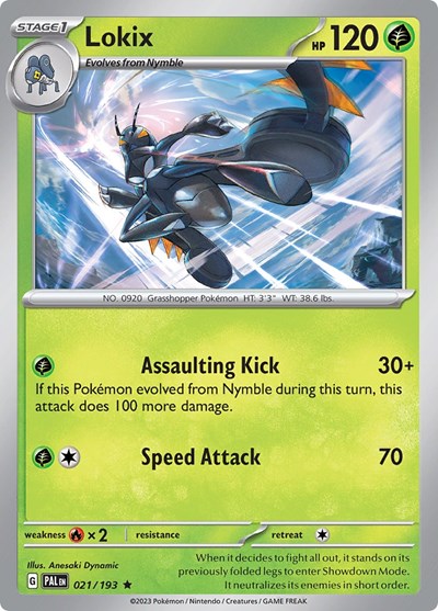 Lokix (SV02: Paldea Evolved) Light Play Holofoil