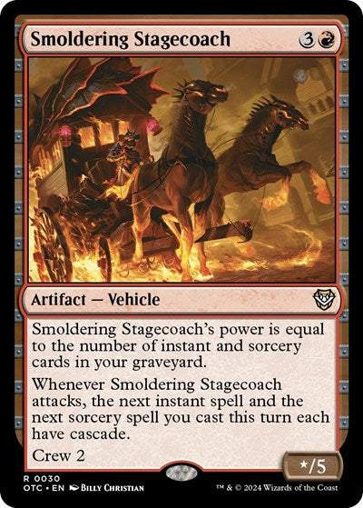 Smoldering Stagecoach (Commander: Outlaws of Thunder Junction) Light Play
