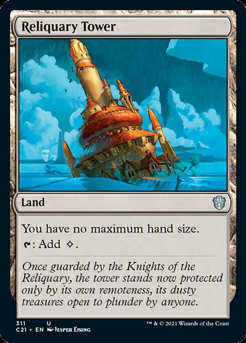 Reliquary Tower (Commander 2021 Strixhaven) Light Play