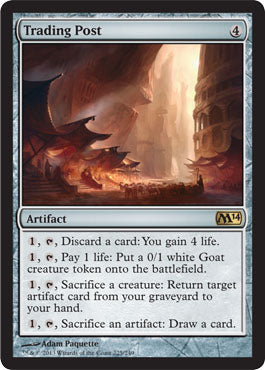 Trading Post (Magic 2014 Core Set) Damaged / Poor