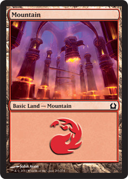Mountain (265) (Return to Ravnica) Light Play