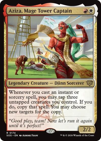 Aziza, Mage Tower Captain (Secrets of Strixhaven) Near Mint