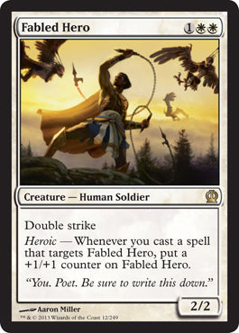 Fabled Hero (Theros) Heavy Play