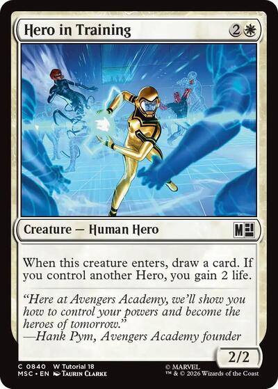 Hero in Training (Commander: Marvel Super Heroes) Light Play