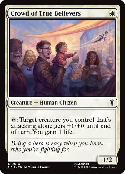 Crowd of True Believers (Marvel Super Heroes) Light Play