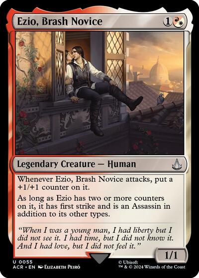 Ezio, Brash Novice (Universes Beyond: Assassin's Creed) Light Play