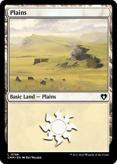 Plains (0786) (Commander Masters) Light Play