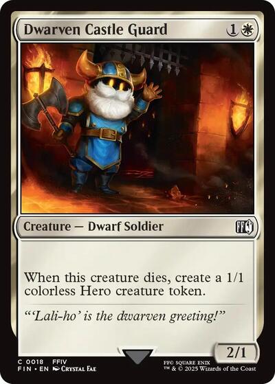 Dwarven Castle Guard (Universes Beyond: FINAL FANTASY) Light Play