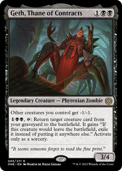 Geth, Thane of Contracts (Phyrexia: All Will Be One) Light Play