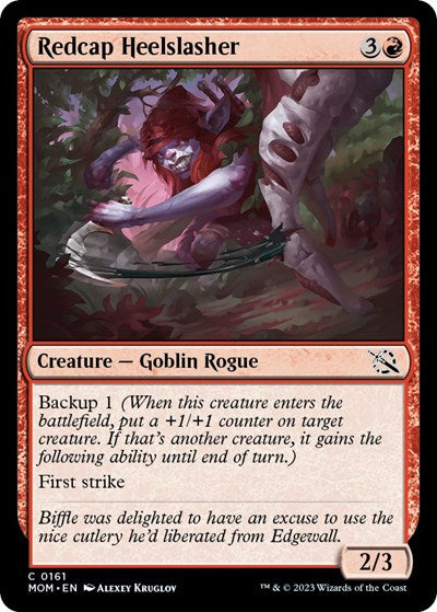 Redcap Heelslasher (March of the Machine) Light Play
