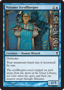 Minamo Scrollkeeper (Conspiracy) Light Play