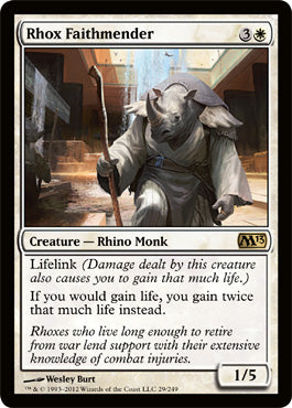 Rhox Faithmender (Magic 2013 Core Set) Medium Play