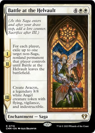 Battle at the Helvault (Commander Masters) Light Play