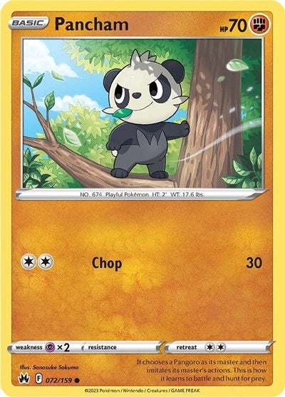 Pancham (Crown Zenith) Light Play Reverse Holofoil
