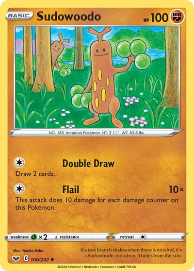 Sudowoodo (SWSH01: Sword & Shield Base Set) Light Play