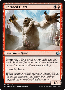 Enraged Giant (Aether Revolt) Light Play