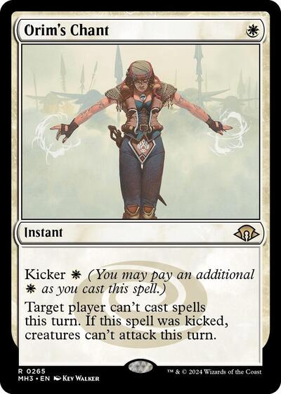 Orim's Chant (Modern Horizons 3) Light Play Foil