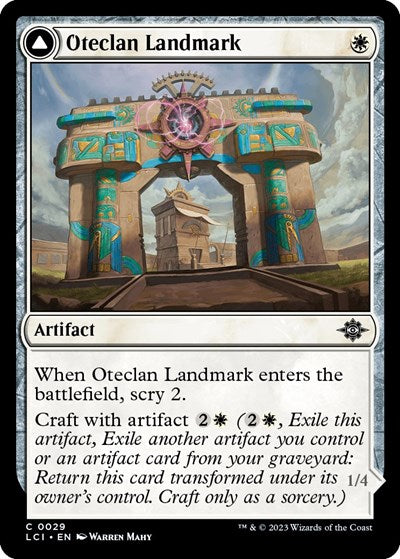 Oteclan Landmark (The Lost Caverns of Ixalan) Light Play