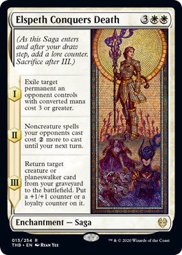 Elspeth Conquers Death (Theros Beyond Death) Light Play