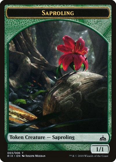 Saproling Token (003) (Rivals of Ixalan) Light Play