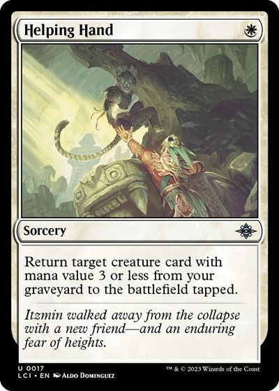 Helping Hand (The Lost Caverns of Ixalan) Light Play