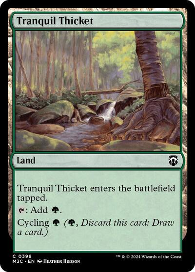 Tranquil Thicket (Commander: Modern Horizons 3) Light Play