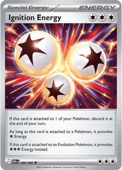 Ignition Energy (SV: White Flare) Light Play Reverse Holofoil