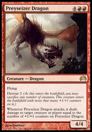 Preyseizer Dragon (Planechase 2012) Medium Play