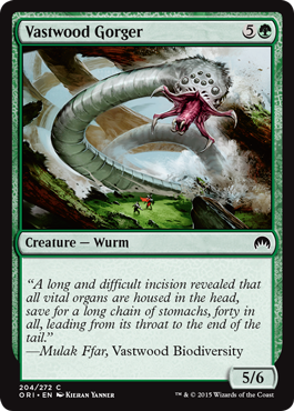 Vastwood Gorger (Magic Origins) Light Play