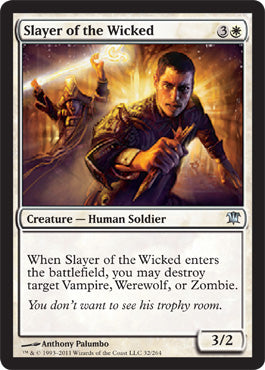 Slayer of the Wicked (Innistrad) Light Play
