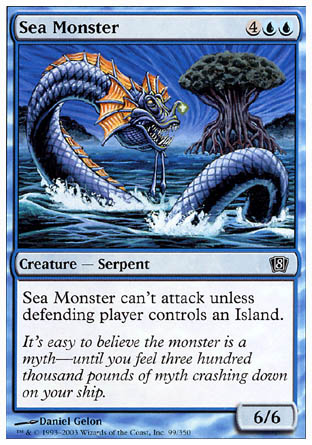 Sea Monster (8th Edition) Light Play