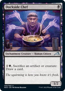 Dockside Chef (Kamigawa: Neon Dynasty) Light Play