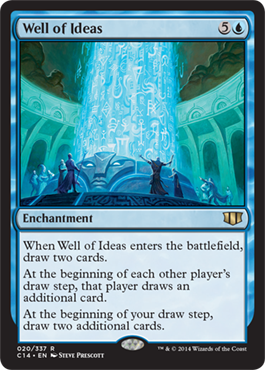 Well of Ideas (Commander 2014 Edition) Light Play