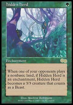 Hidden Herd (Urza's Saga) Medium Play