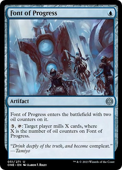 Font of Progress (Phyrexia: All Will Be One) Light Play