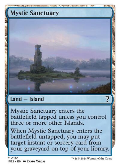 Mystic Sanctuary (White Border) (Mystery Booster 2) Light Play