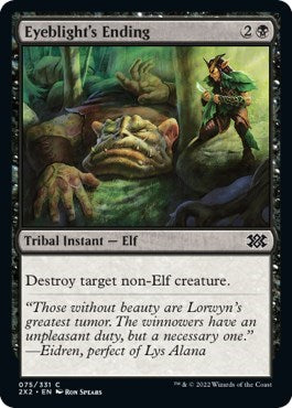 Eyeblight's Ending (Double Masters 2022) Light Play Foil