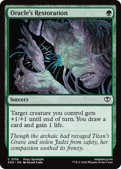 Oracle's Restoration (Secrets of Strixhaven) Light Play